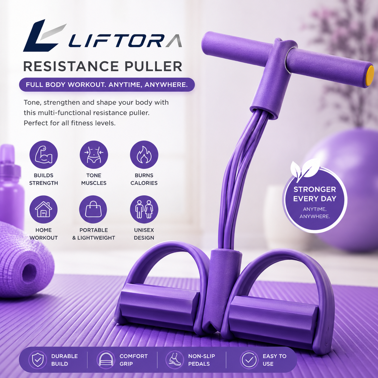 Liftora™ Portable Fitness Puller & Toning Band