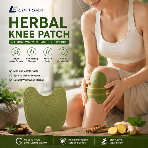 Liftora™ Herbal Knee Support Patches