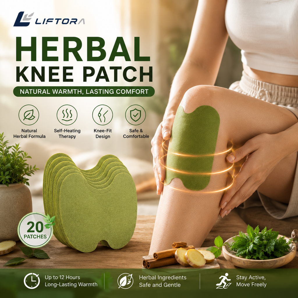 Liftora™ Herbal Knee Support Patches